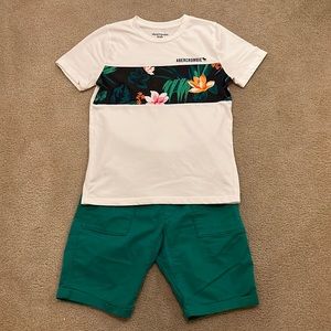 Abercrombie boys shorts & T-shirt set